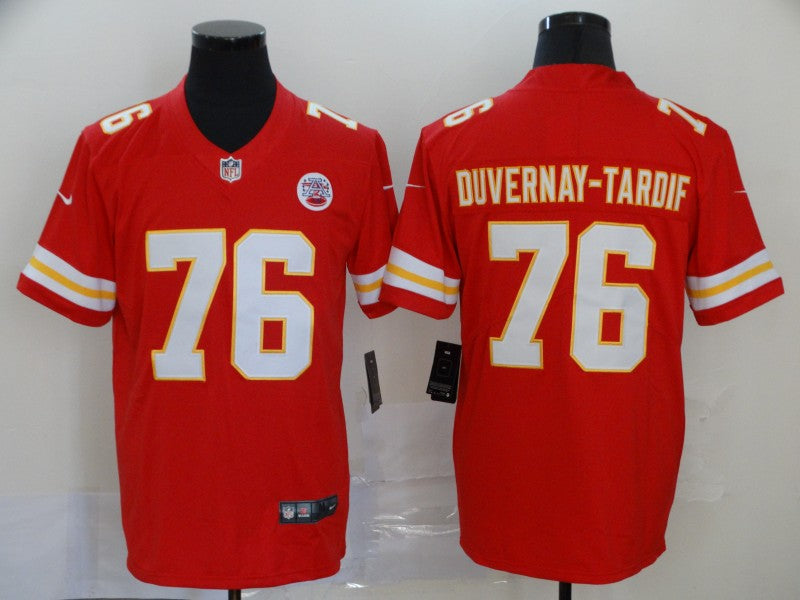 Men's Kansas City Chiefs Laurent Duvernay-Tardif #76 Red Game Jersey1 football jersey product view 1