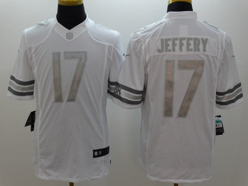 Men's Chicago Bears Alshon Jeffery #17 White Game Jersey1 football jersey product view 1