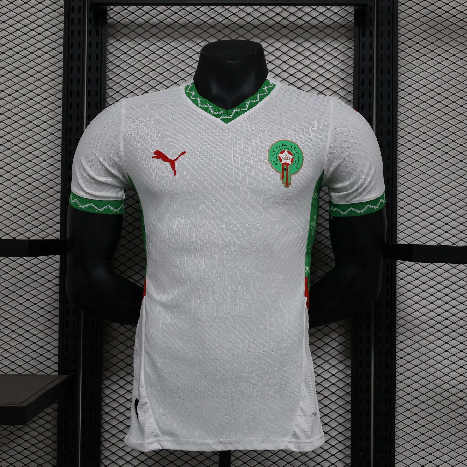 2026 Morocco White Away Player Version Jersey sports jersey product view 1