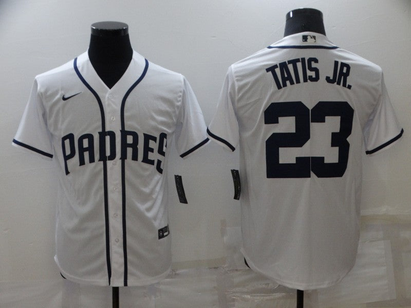Men's San Diego Padres Fernando Tatis Jr. #23 MLB White Stitched Jersey1 baseball jersey product view 1