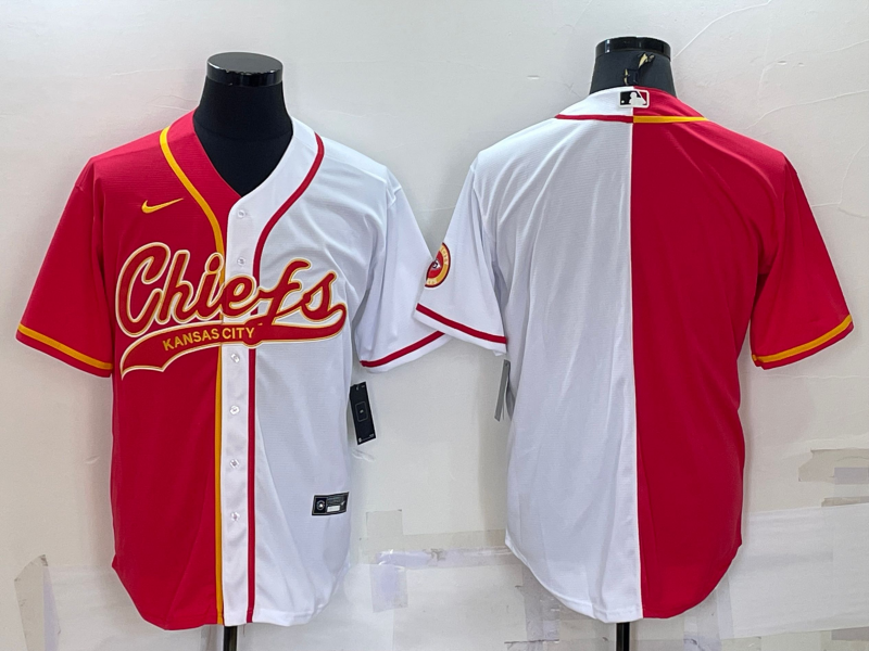 Men's Kansas City Chiefs Red/White Blank Jersey football jersey product view 1