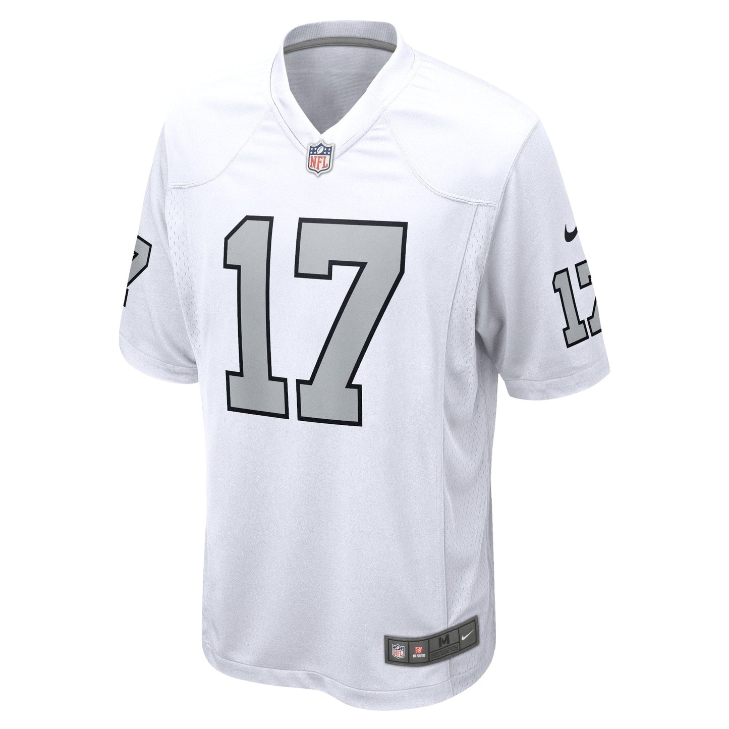 Davante Adams Las Vegas Raiders Alternate Game Jersey - White football jersey product view 2