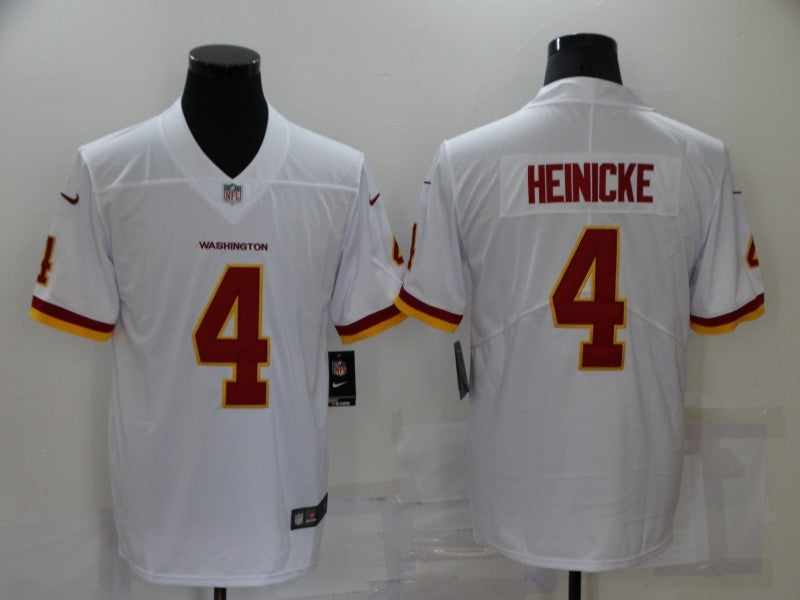 Men's Washington Commanders Taylor Heinicke White Game Jersey football jersey product view 1
