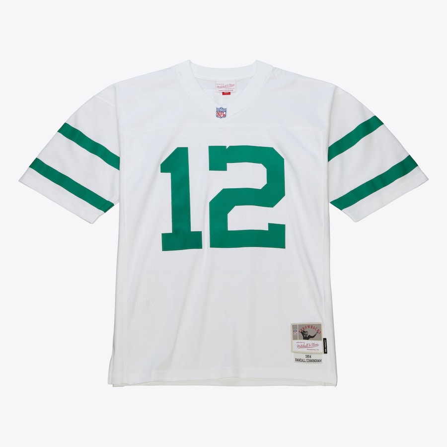 Men's Randall Cunningham White Philadelphia Eagles 1994 Legacy Jersey football jersey product view 1