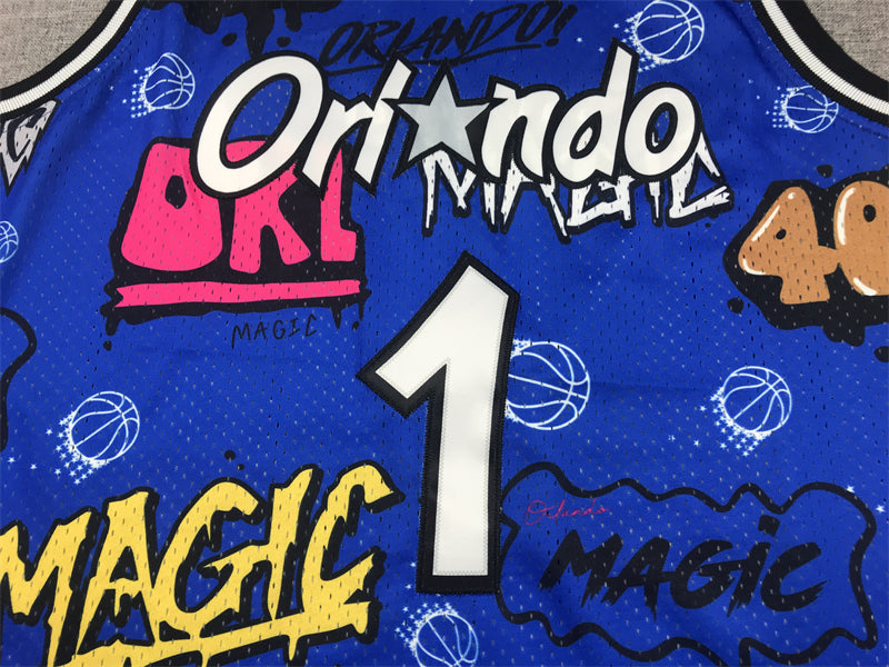 Magic #1 Graffiti Jersey basketball jersey product view 2