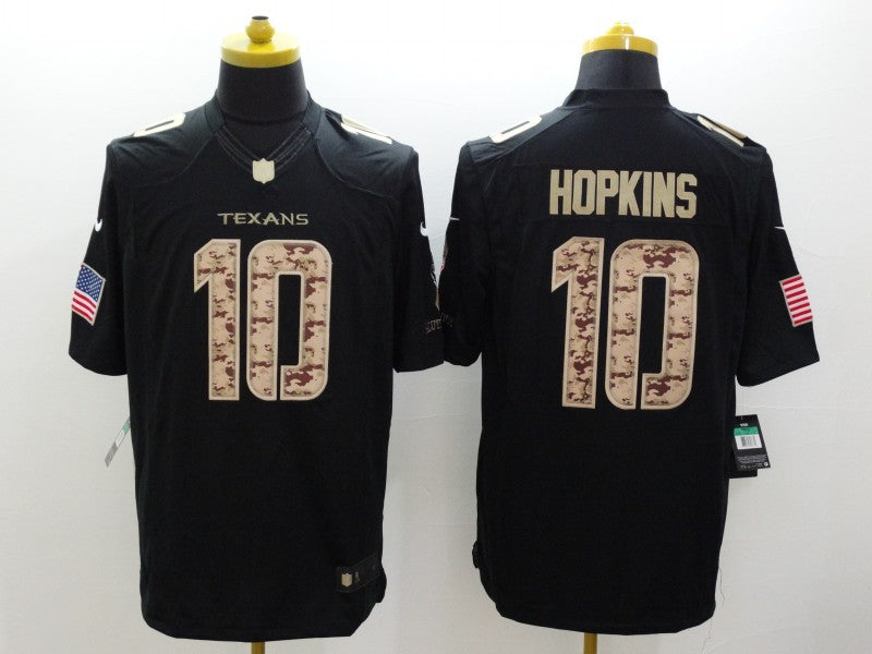 Men's Houston Texans DeAndre Hopkins #10 Black Player Jersey1 football jersey product view 1