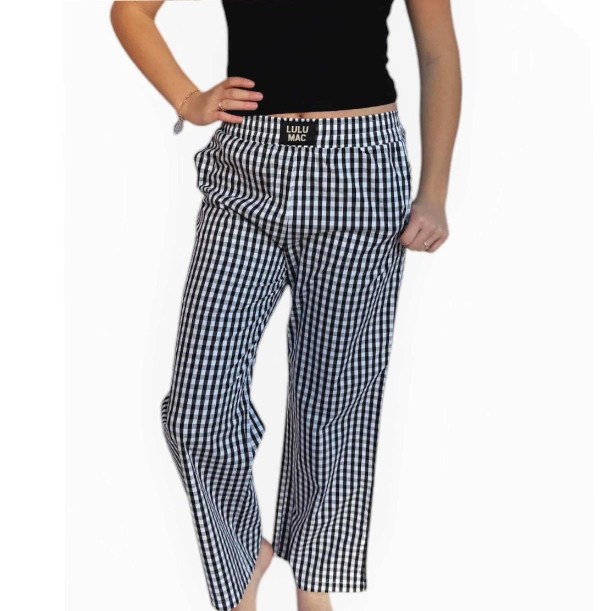 Pagh- Black Gingham Pant Unisex T-shirt, Sweatshirt, Hoodie, Long Sleeve Tee - T-Shirt, Sweatshirt, Hoodie