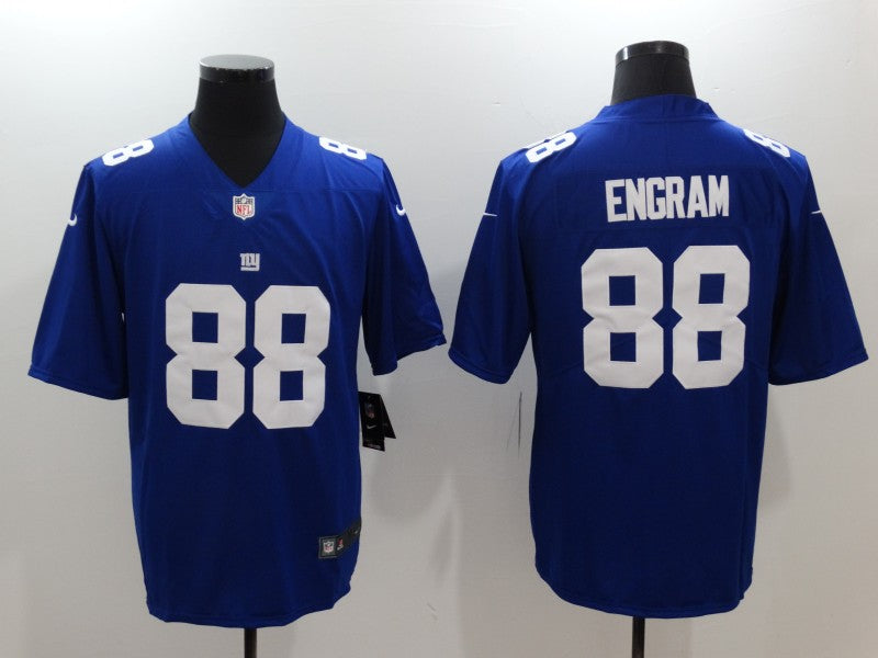 Men's New York Giants Evan Engram Blue Game Jersey football jersey product view 1