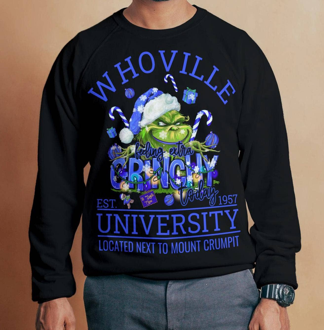 Whoville Grinch Christmas T-Shirt Unisex T-shirt, Sweatshirt, Hoodie, Long Sleeve Tee - T-Shirt, Sweatshirt, Hoodie