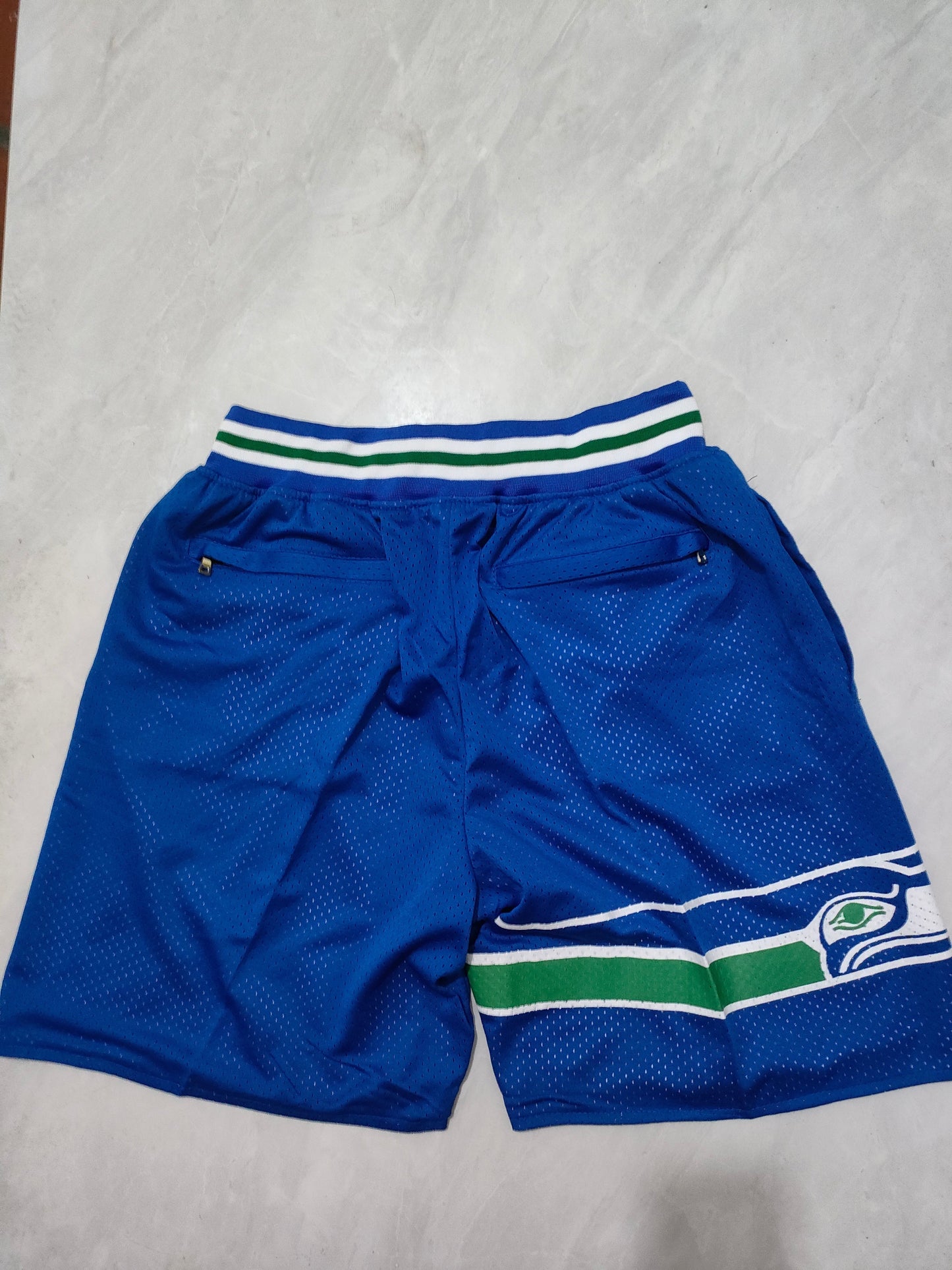 JUST DON Seattle Seahawks Pocket Shorts football jersey product view 2