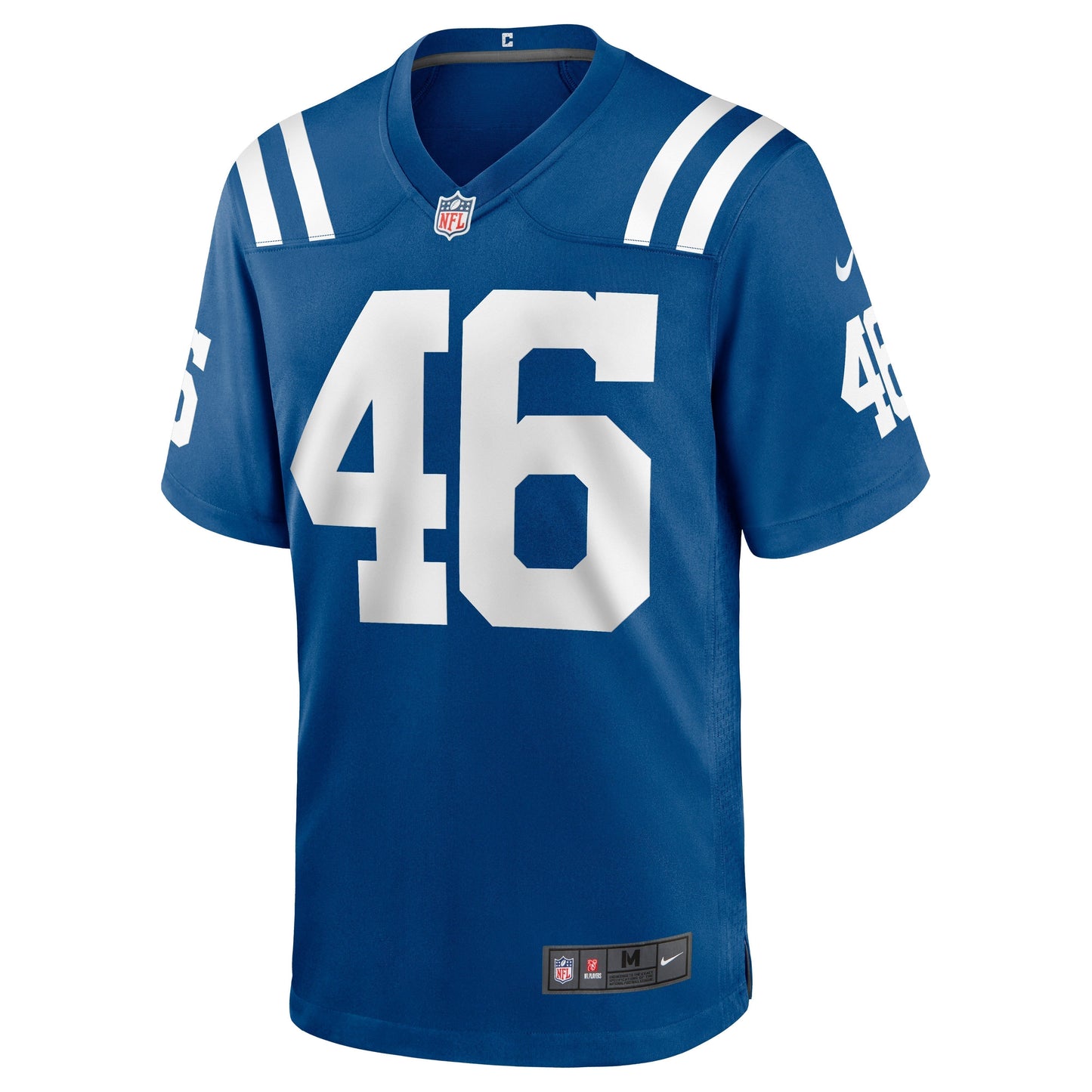 Luke Rhodes Indianapolis Colts Game Jersey - Royal football jersey product view 2