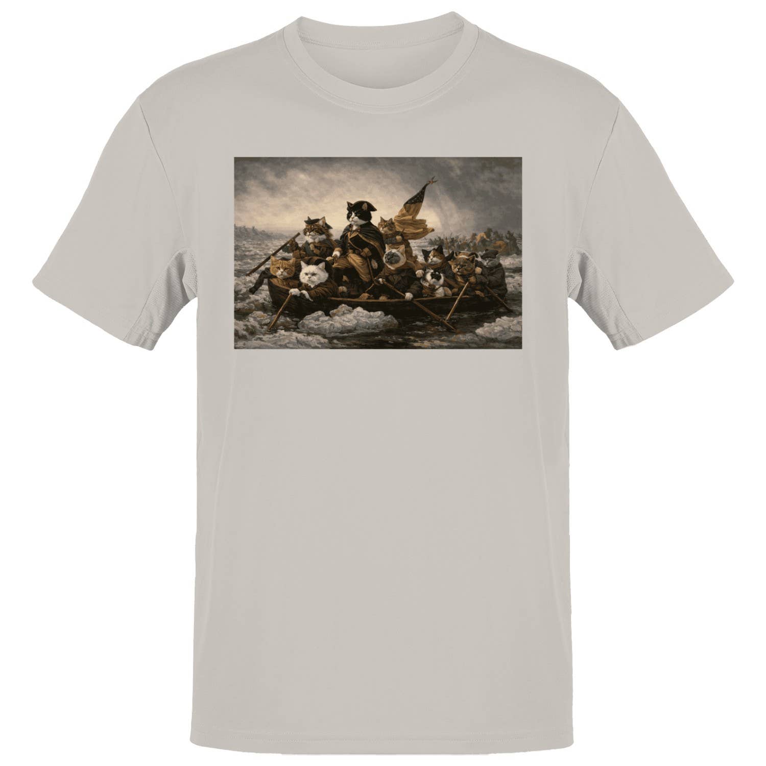 Revolutionary Cats Men's T-Shirt Ice Grey Unisex T-shirt, Sweatshirt, Hoodie, Long Sleeve Tee - T-Shirt, Sweatshirt, Hoodie