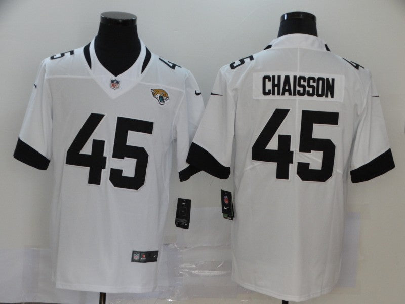 Men's Jacksonville Jaguars K'Lavon Chaisson White Game Jersey football jersey product view 1
