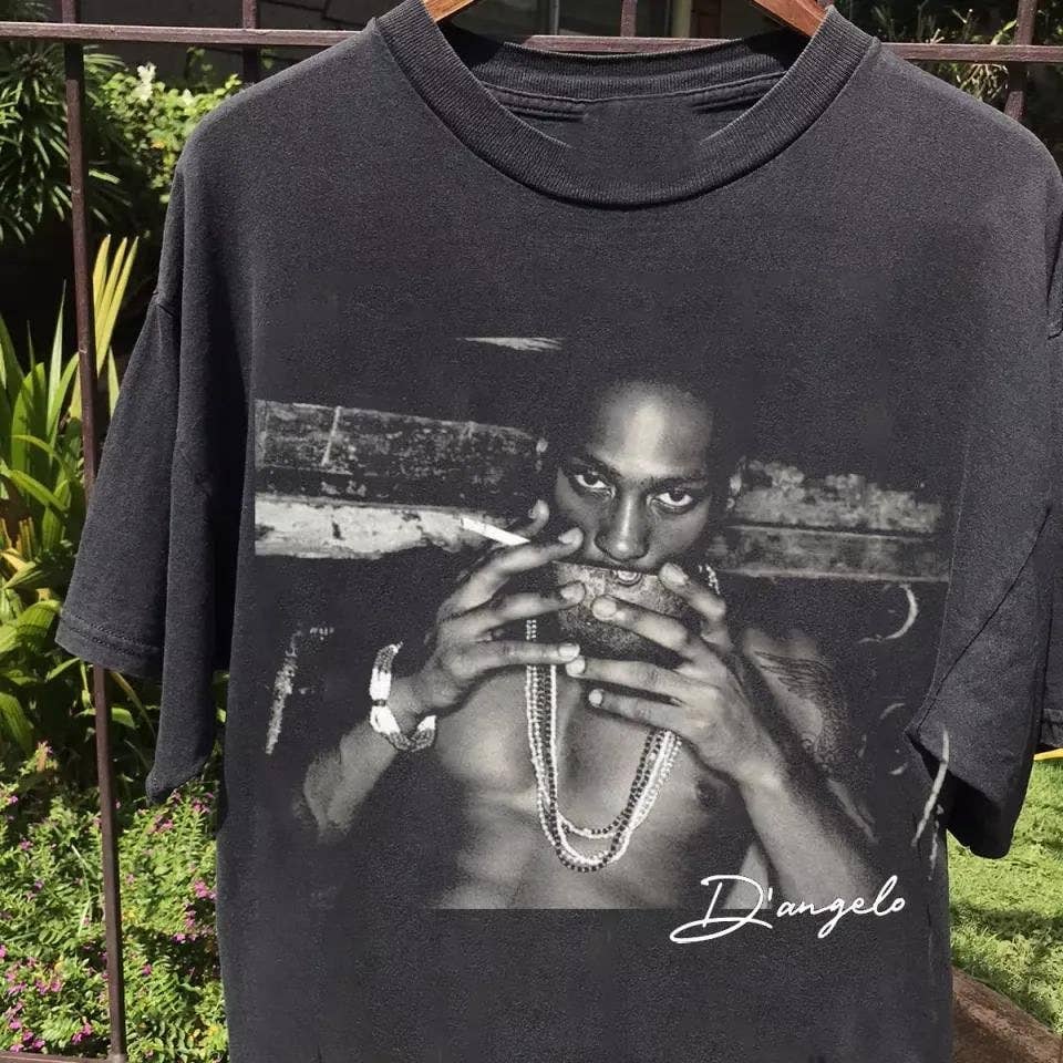 Comfort Colors D'angelo Rapper 90s Fans Tee Unisex T-shirt, Sweatshirt, Hoodie, Long Sleeve Tee - T-Shirt, Sweatshirt, Hoodie
