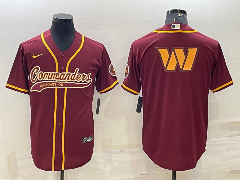Men's Washington Commanders Red Game Jersey football jersey product view 1