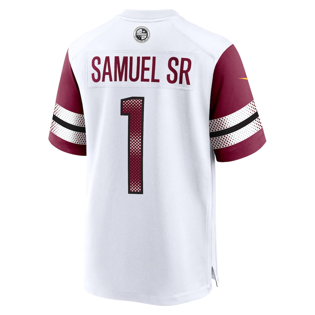 W.Commanders #1 Deebo Samuel Sr White Game Player Jersey football jersey product view 1