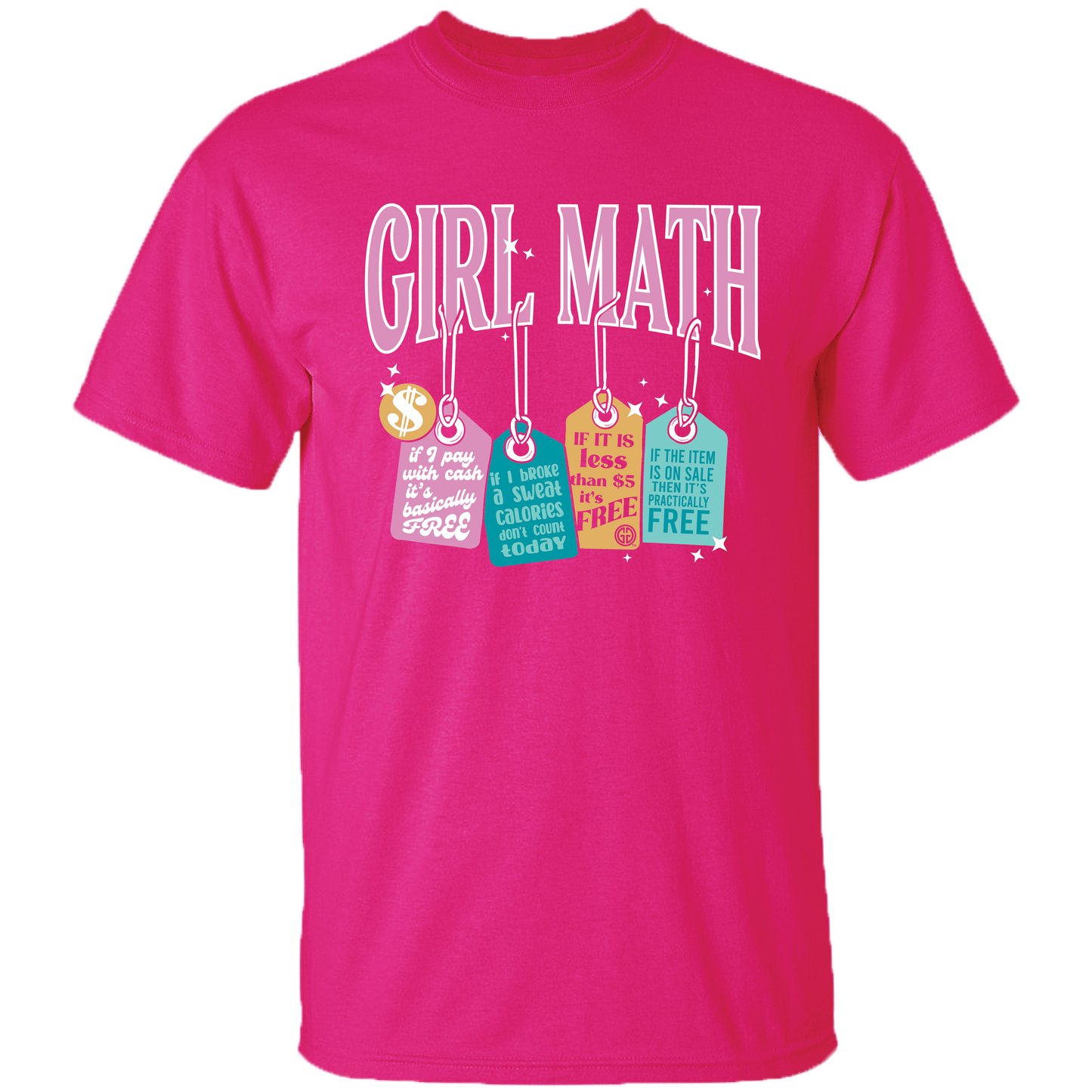 GGO-2797 Girl Math - Heliconia Unisex T-shirt, Sweatshirt, Hoodie, Long Sleeve Tee - T-Shirt, Sweatshirt, Hoodie