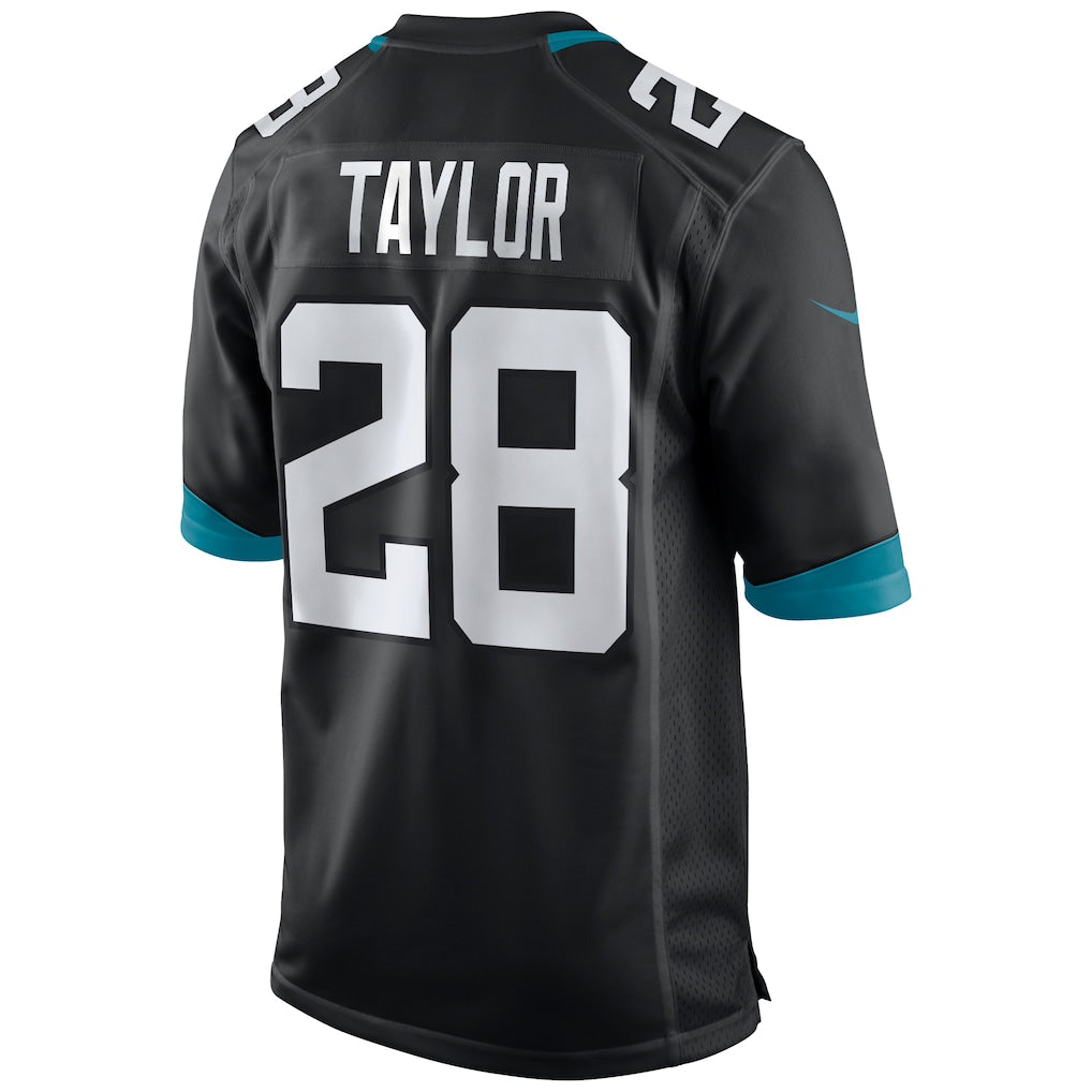 J.Jaguars #28 Fred Taylor Black Retired Player Alternate Game Jersey football jersey product view 1