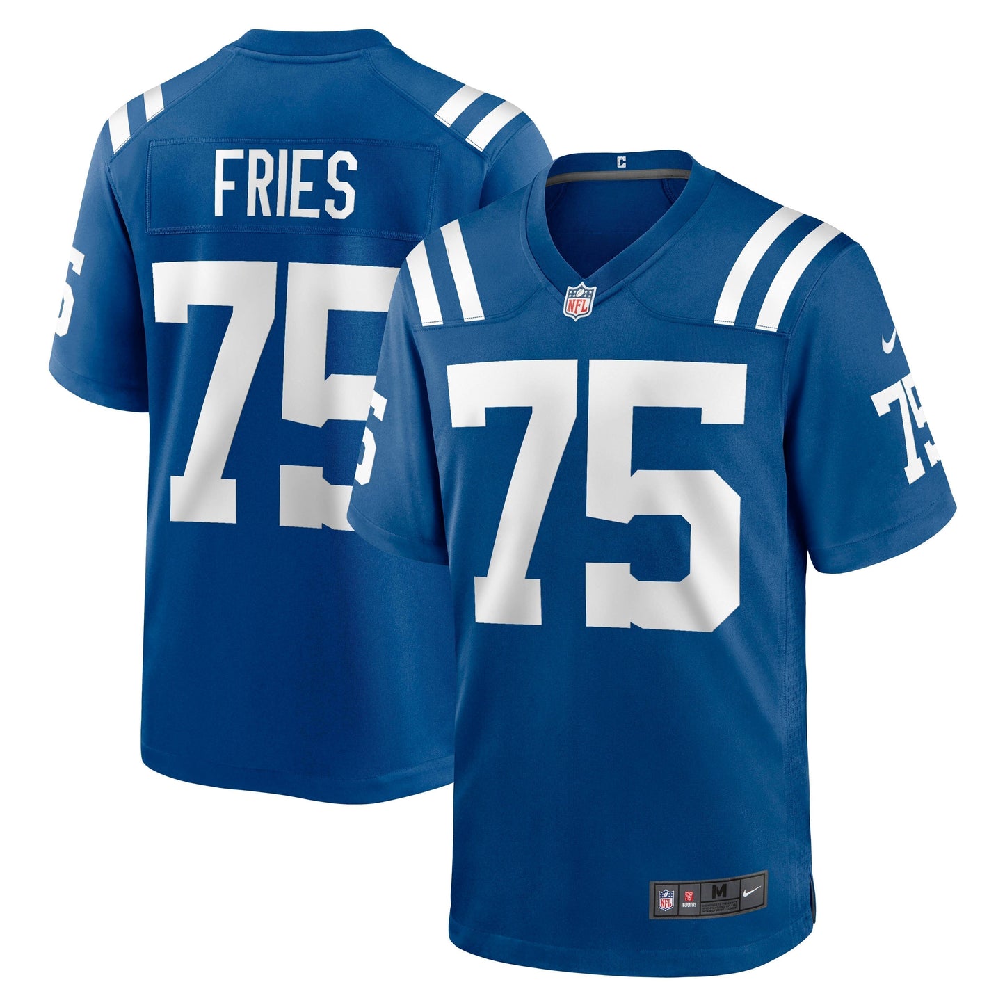 Will Fries Indianapolis Colts Game Jersey - Royal football jersey product view 1