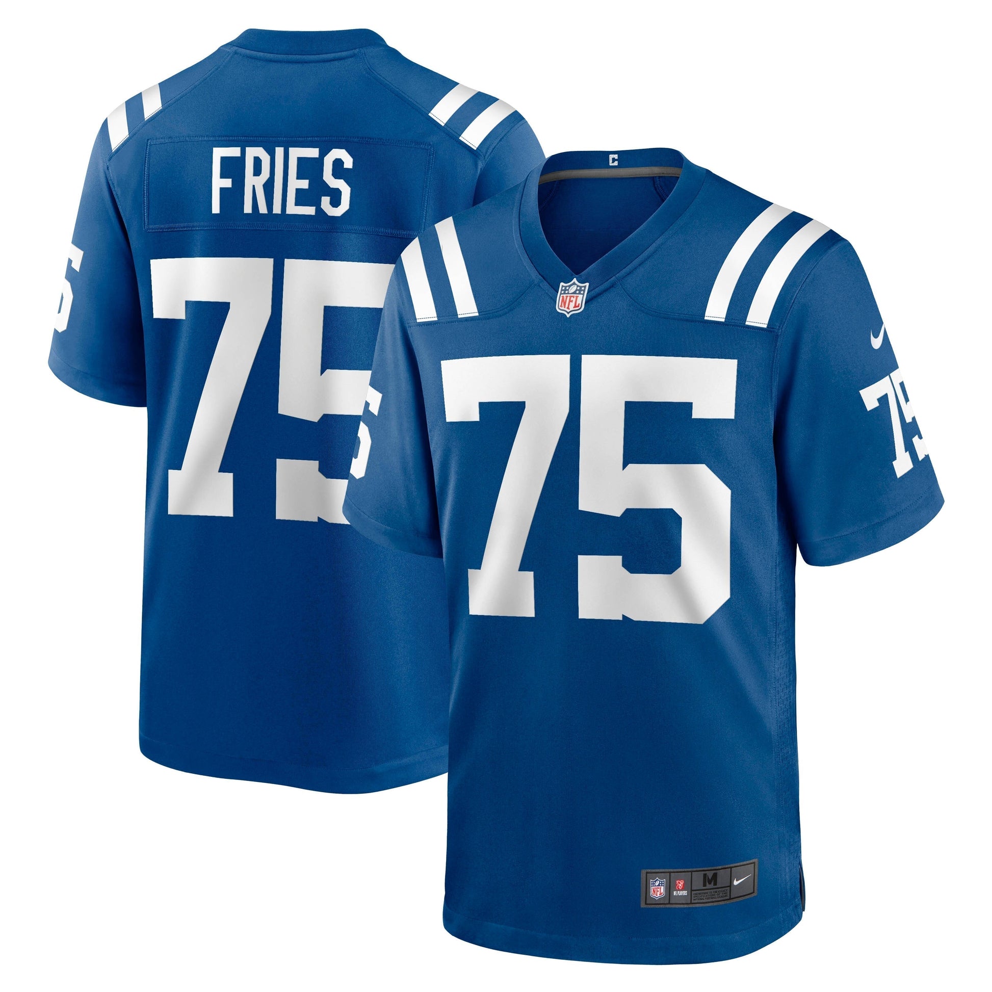 Will Fries Indianapolis Colts Game Jersey - Royal football jersey product view 1