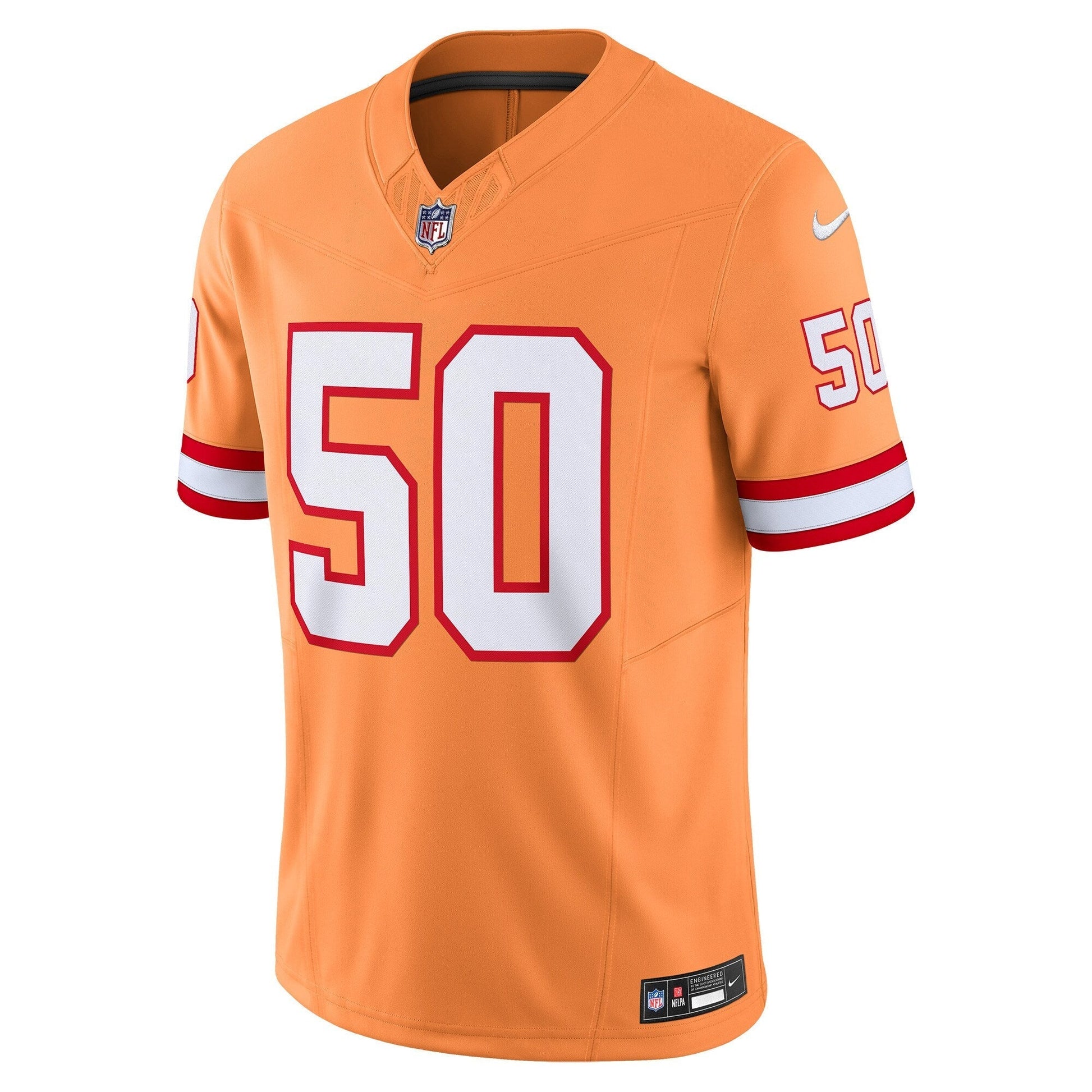 Vita Vea Tampa Bay Buccaneers Vapor F.U.S.E. Limited Jersey - Orange football jersey product view 2