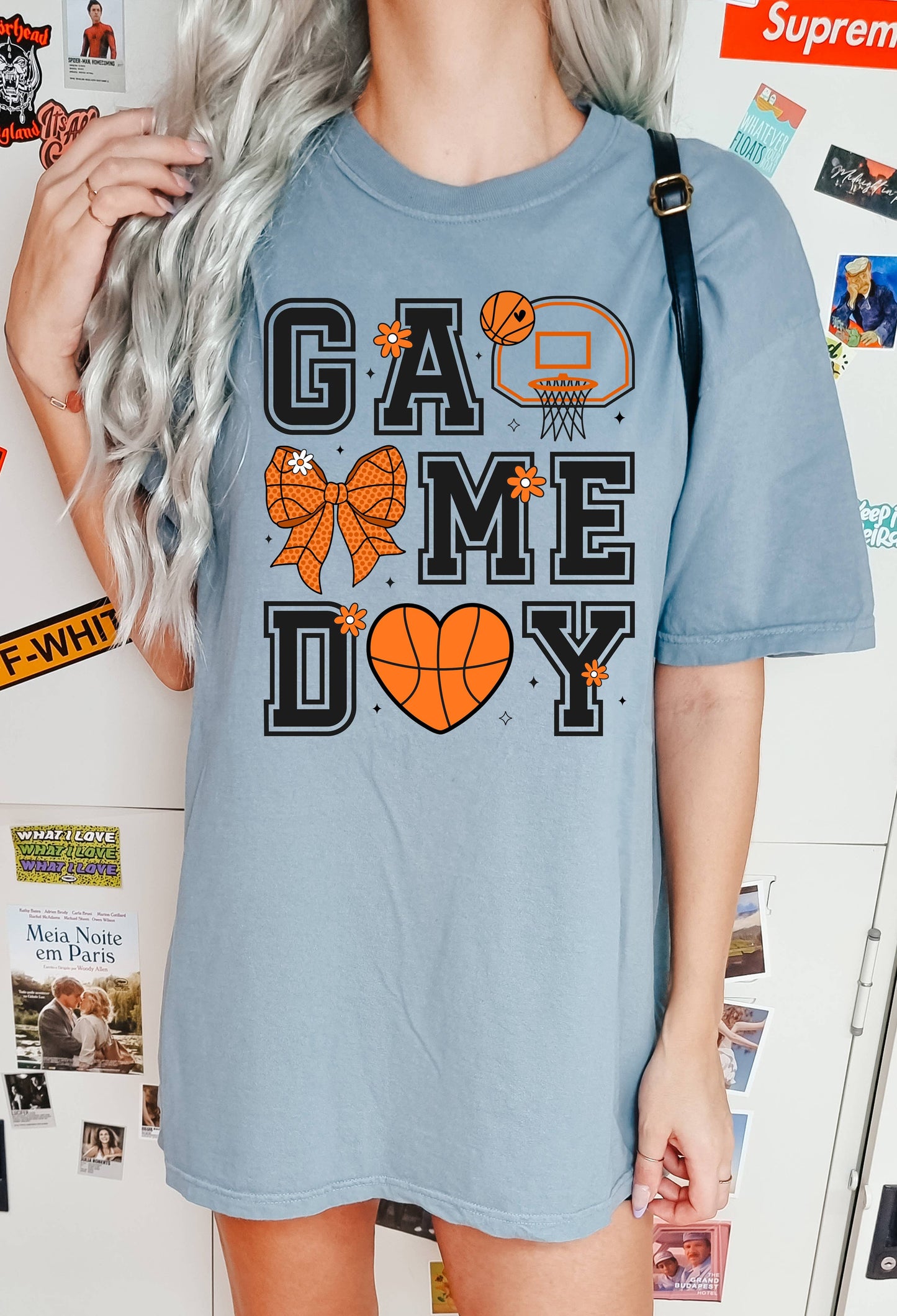 Basketball Game Day Unisex T-shirt, Sweatshirt, Hoodie, Long Sleeve Tee - T-Shirt, Sweatshirt, Hoodie