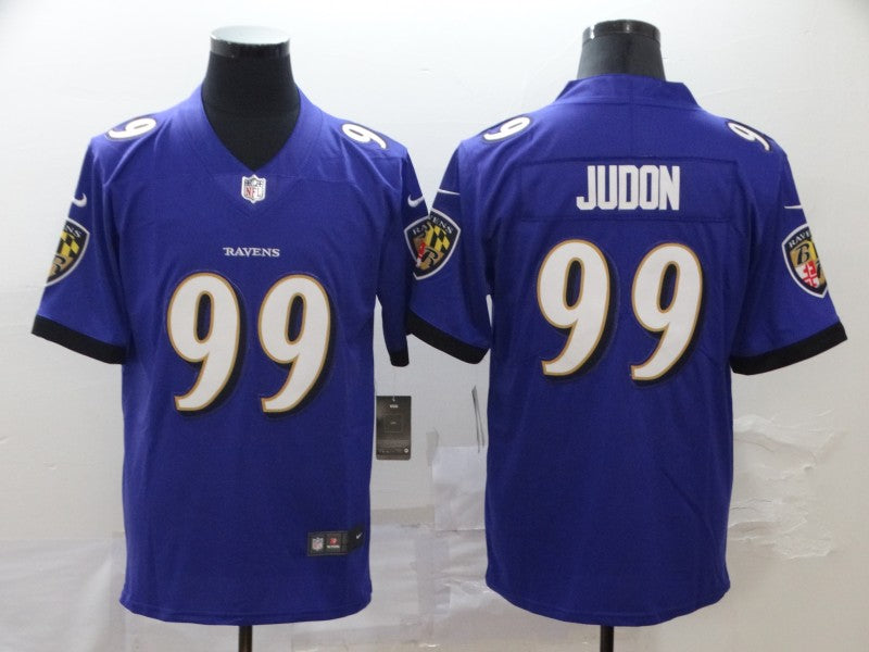 Men's Baltimore Ravens Matthew Judon #99 Purple Game Jersey1 football jersey product view 1