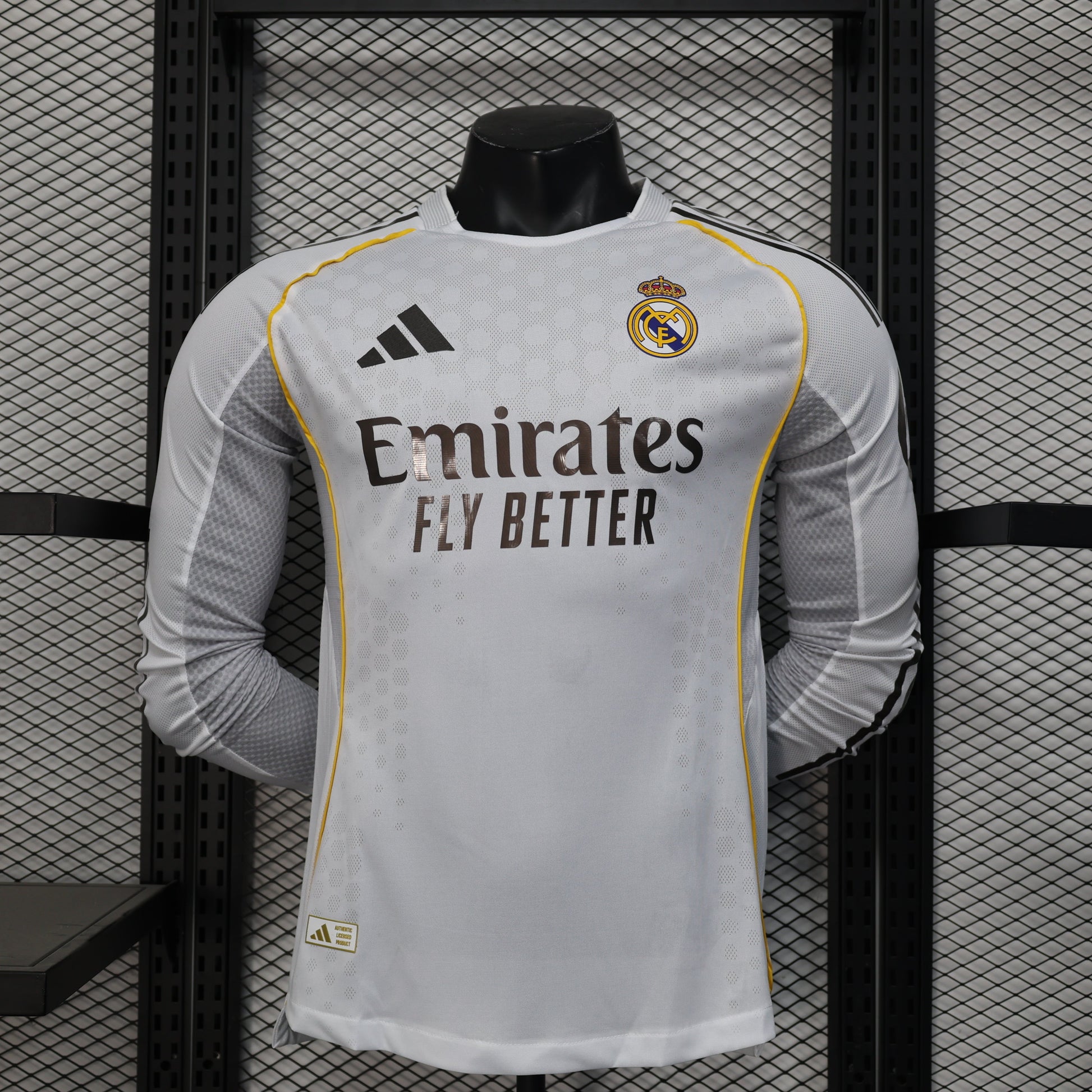2026 Real Madrid Home Long-Sleeve Player Version Jersey sports jersey product view 1