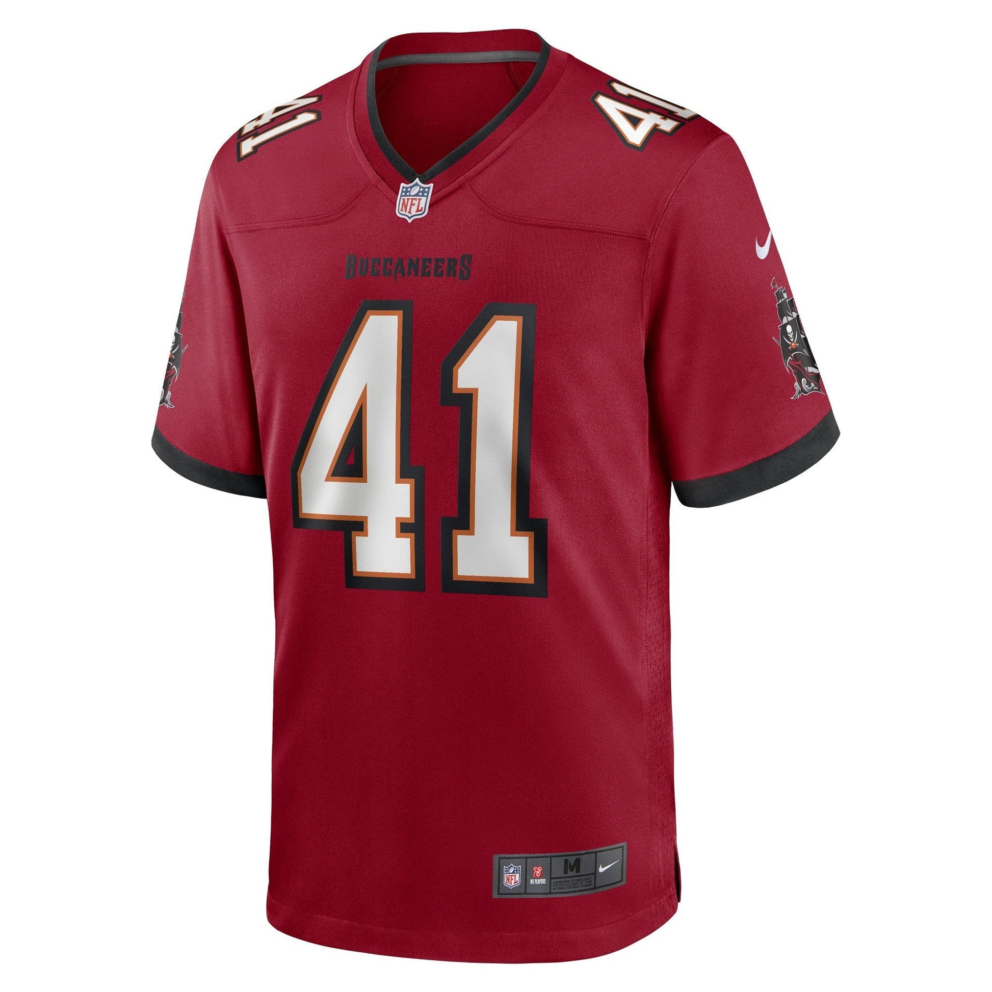 Ko Kieft Tampa Bay Buccaneers Game Jersey - Red football jersey product view 2