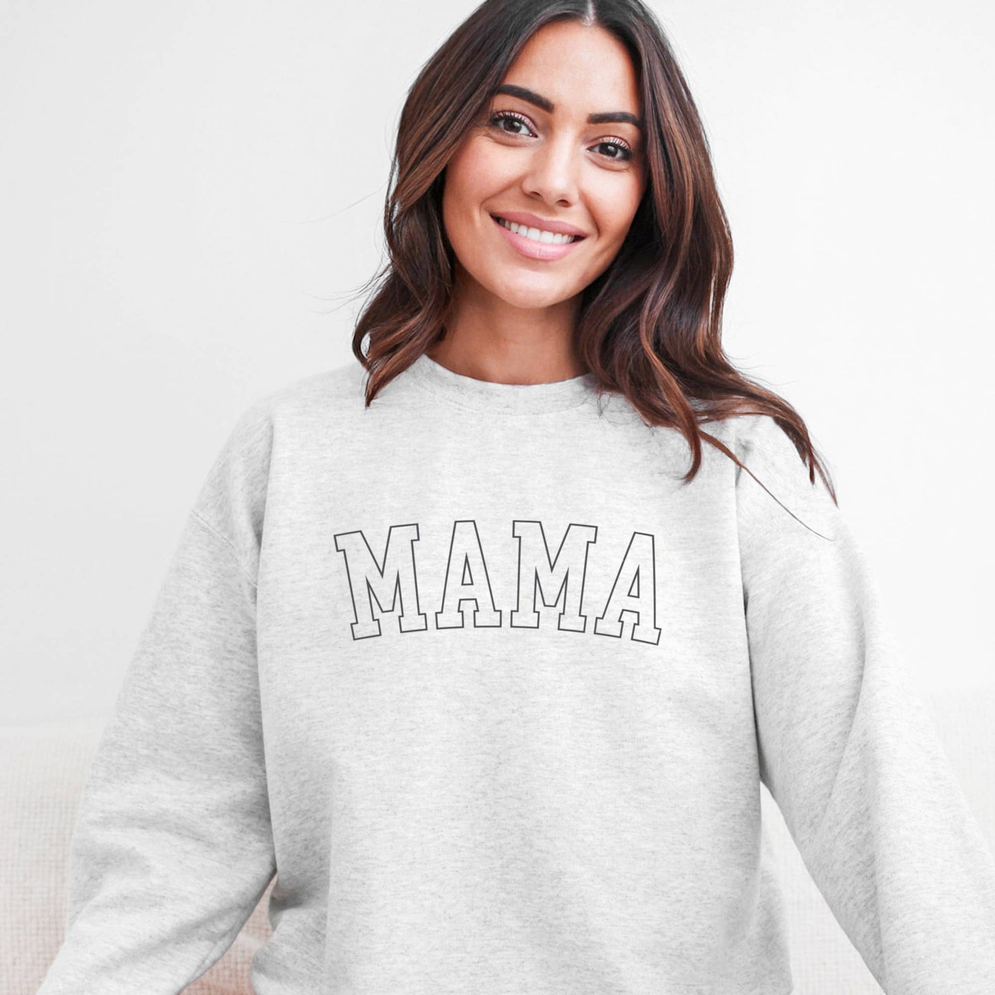 Mama Gray Days Crewneck Sweatshirt Unisex T-shirt, Sweatshirt, Hoodie, Long Sleeve Tee - T-Shirt, Sweatshirt, Hoodie