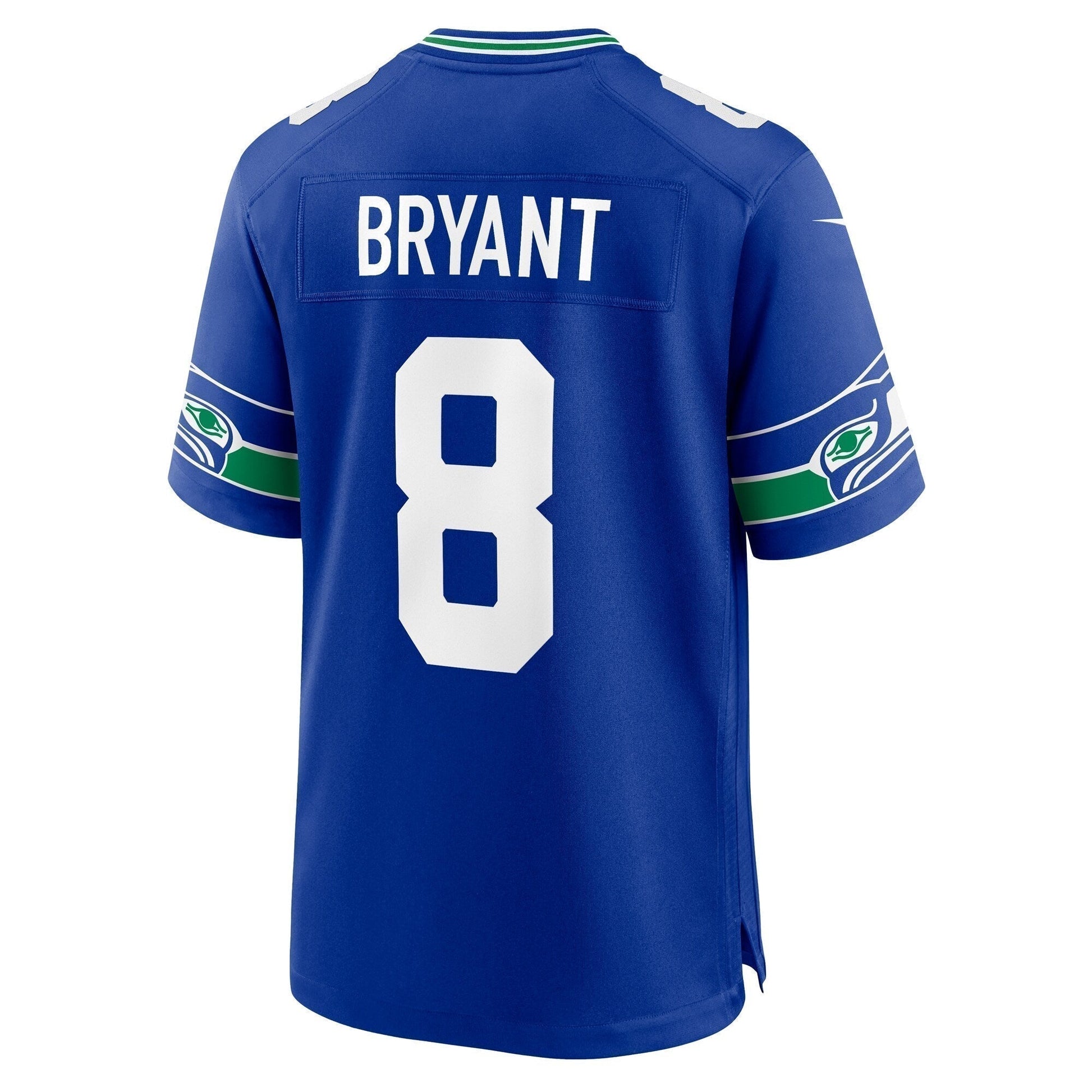 Coby Bryant Seattle Seahawks Throwback Game Jersey - Royal football jersey product view 3