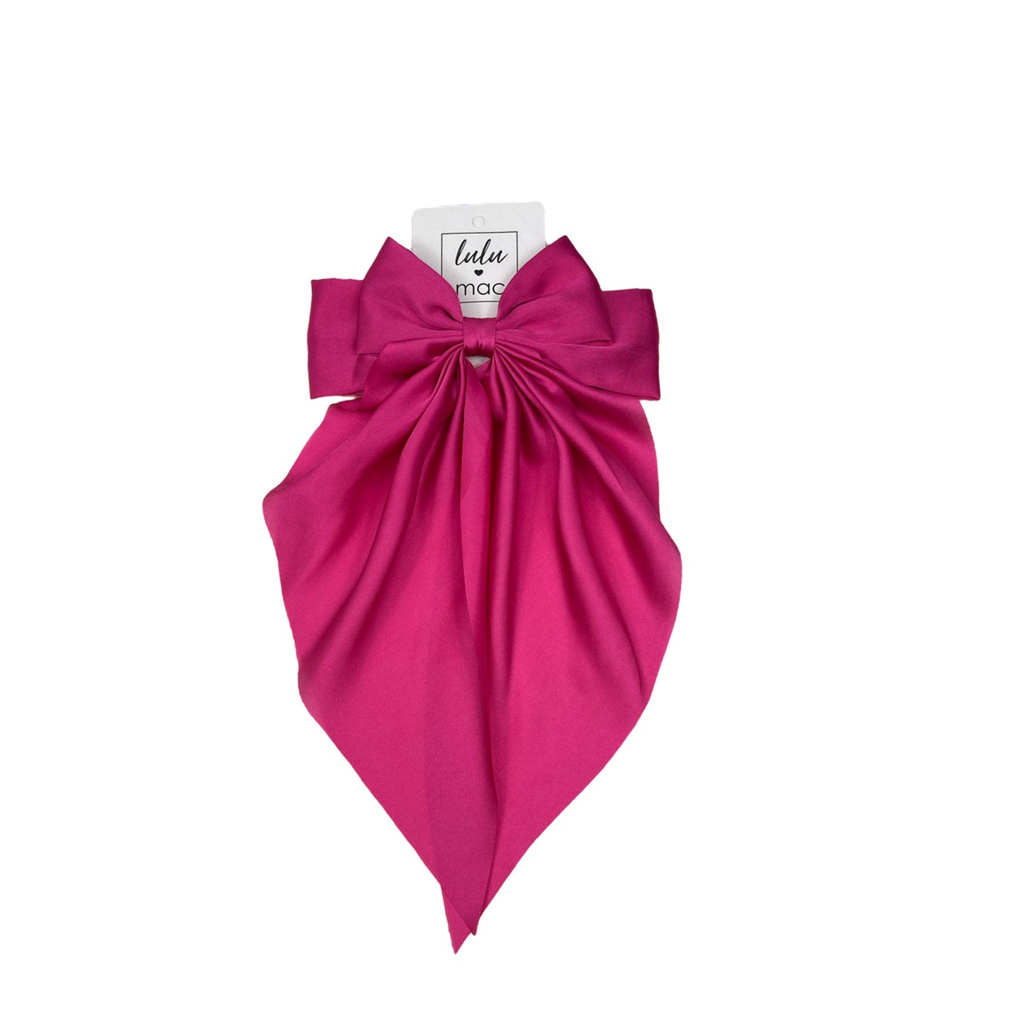DDL-2270 Large Satin Bow Hot Pink Unisex T-shirt, Sweatshirt, Hoodie, Long Sleeve Tee - T-Shirt, Sweatshirt, Hoodie