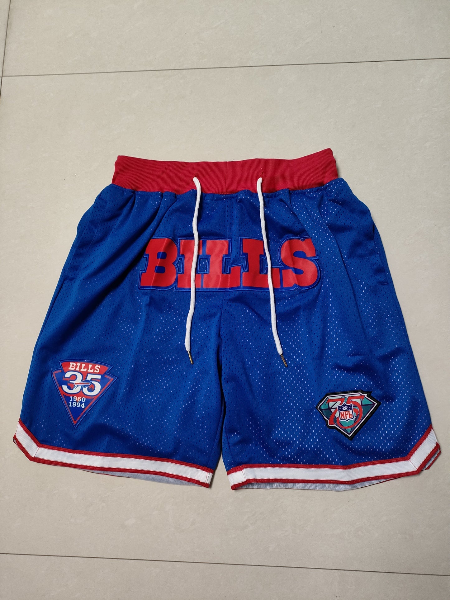 JUST DON Buffalo Bills Pocket Shorts football jersey product view 1