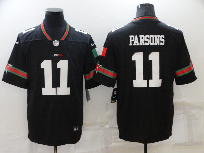 Men's Dallas Cowboys Micah Parsons #11 Black Game Player Jersey1 football jersey product view 1