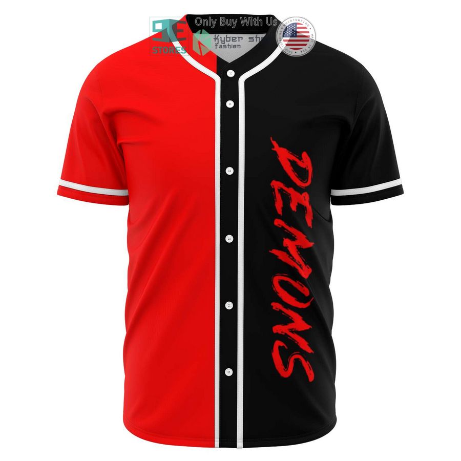 BEST Bear Grillz Demons Baseball Jersey Unisex T-shirt, Sweatshirt, Hoodie, Long Sleeve Tee - T-Shirt, Sweatshirt, Hoodie