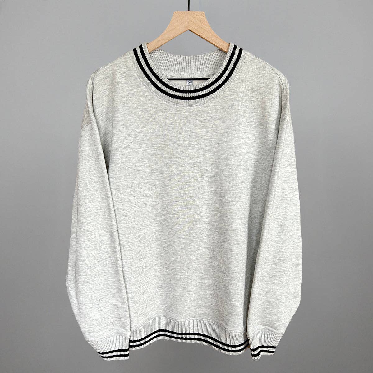 Heather Grey Oversized Varsity Crew Unisex T-shirt, Sweatshirt, Hoodie, Long Sleeve Tee - T-Shirt, Sweatshirt, Hoodie