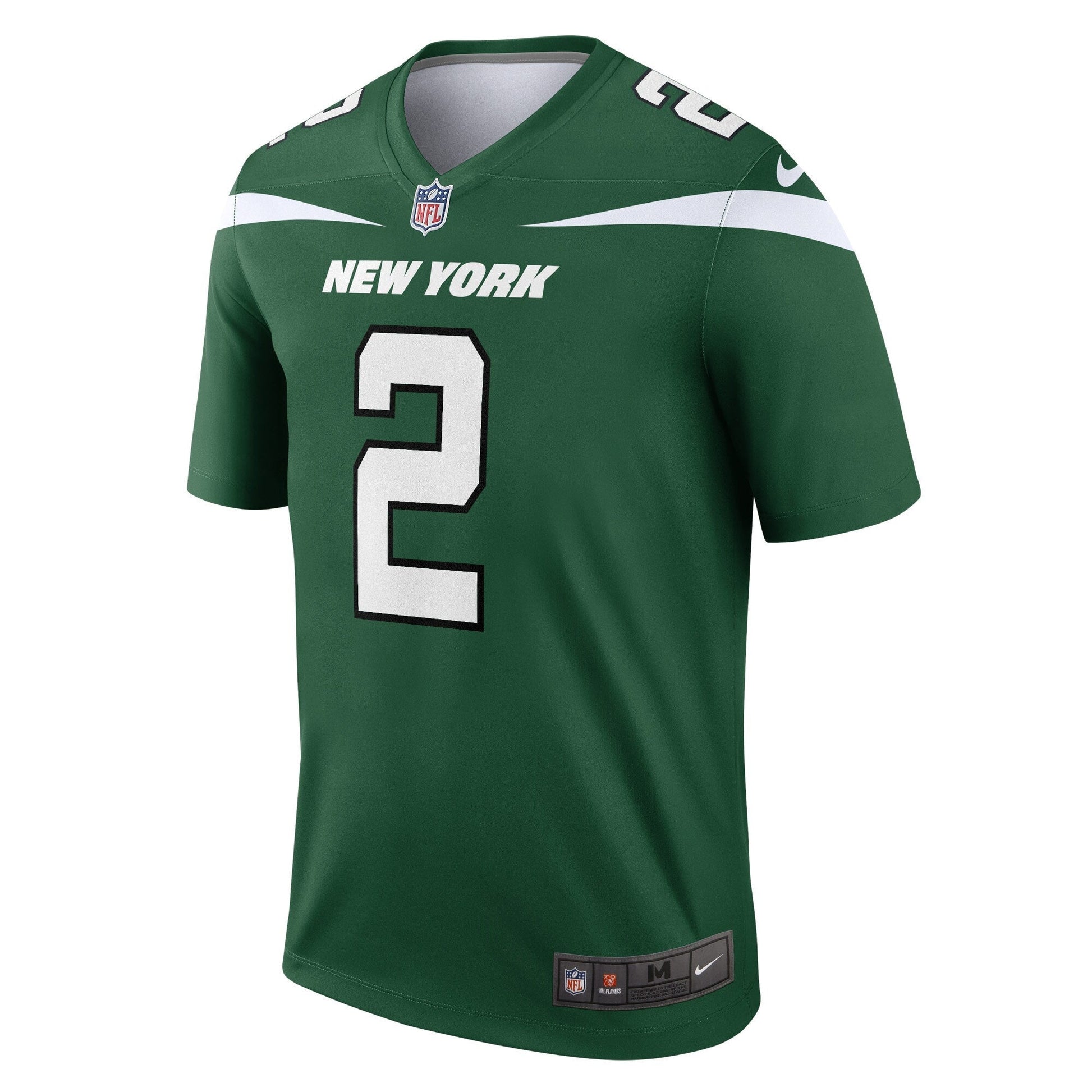 Zach Wilson New York Jets Legend Jersey - Gotham Green football jersey product view 2