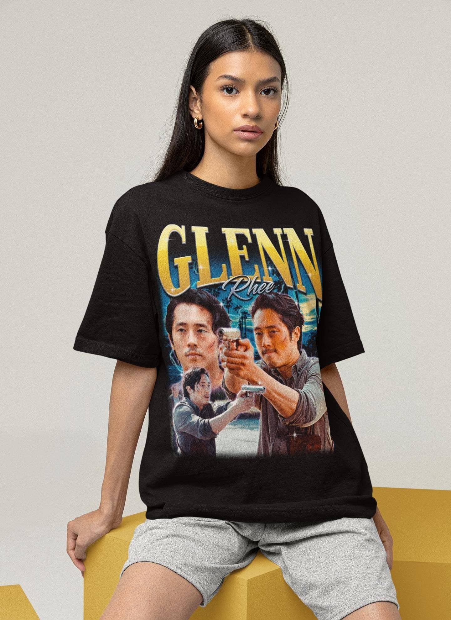 Official Glenn Rhee Merchandise and Gifts Unisex T-shirt, Sweatshirt, Hoodie, Long Sleeve Tee - T-Shirt, Sweatshirt, Hoodie