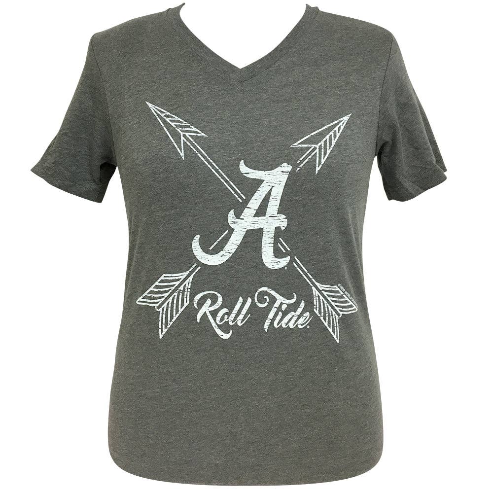 Arrows Roll Tide Alabama Short Sleeve V-Neck Tee Unisex T-shirt, Sweatshirt, Hoodie, Long Sleeve Tee - T-Shirt, Sweatshirt, Hoodie