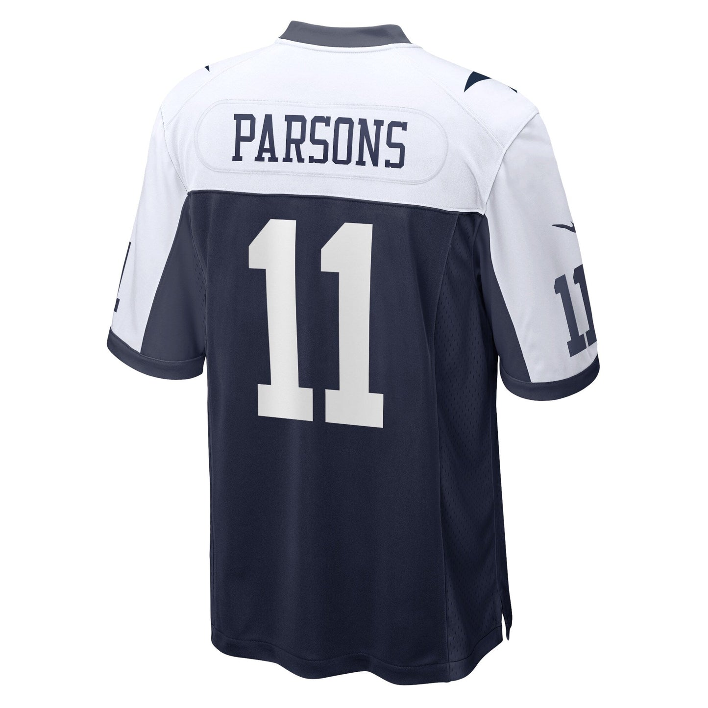 Micah Parsons Dallas Cowboys Alternate Game Jersey - Navy football jersey product view 3