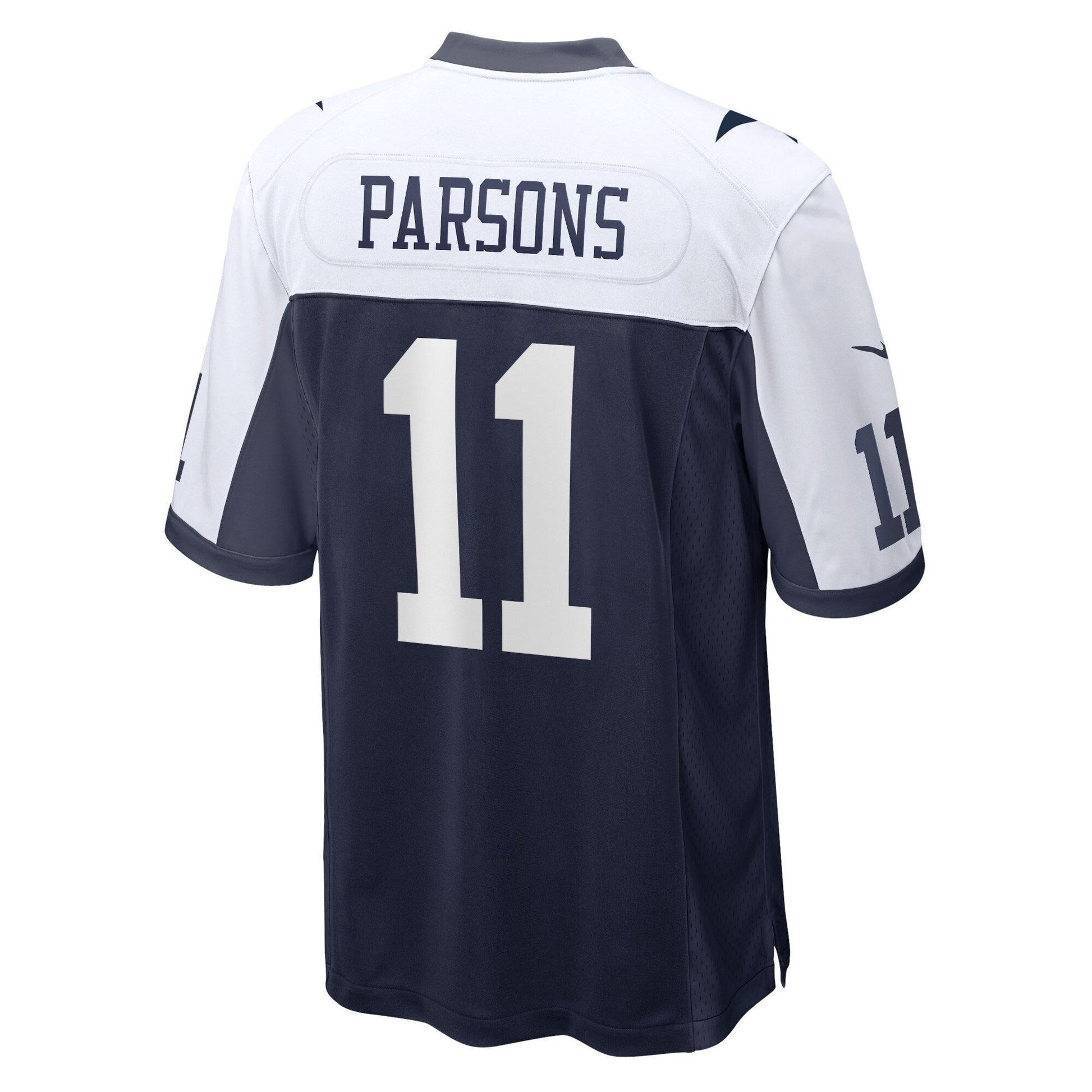 Micah Parsons Dallas Cowboys Alternate Game Jersey - Navy football jersey product view 3