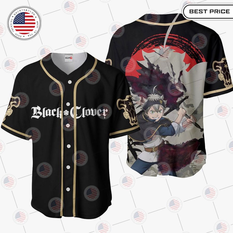 BEST Black Clover Asta Baseball Jersey Unisex T-shirt, Sweatshirt, Hoodie, Long Sleeve Tee - T-Shirt, Sweatshirt, Hoodie
