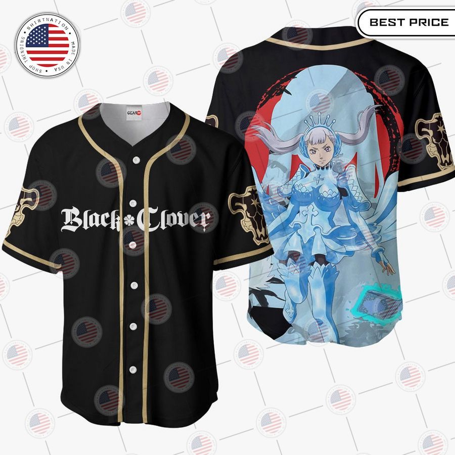 BEST Black Clover Noelle Silva Baseball Jersey Unisex T-shirt, Sweatshirt, Hoodie, Long Sleeve Tee - T-Shirt, Sweatshirt, Hoodie