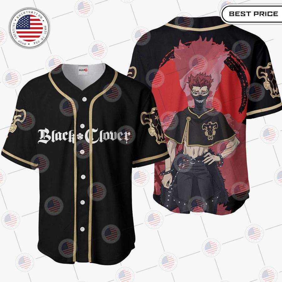 BEST Black Clover Zora Ideale Baseball Jersey Unisex T-shirt, Sweatshirt, Hoodie, Long Sleeve Tee - T-Shirt, Sweatshirt, Hoodie