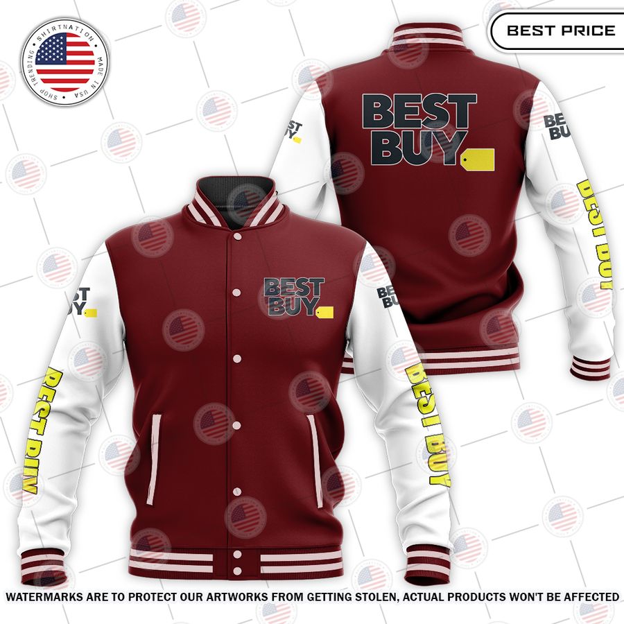 NEW Best Buy Baseball Jacket Unisex T-shirt, Sweatshirt, Hoodie, Long Sleeve Tee - T-Shirt, Sweatshirt, Hoodie
