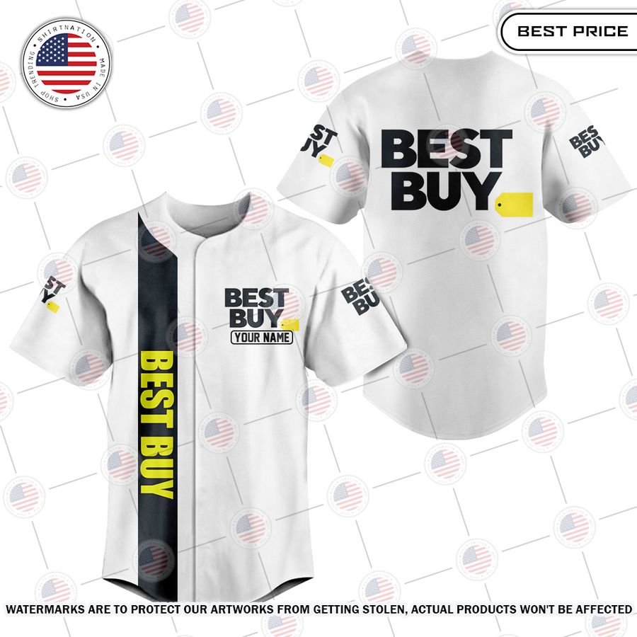 NEW Best Buy Custom Baseball Jersey Unisex T-shirt, Sweatshirt, Hoodie, Long Sleeve Tee - T-Shirt, Sweatshirt, Hoodie