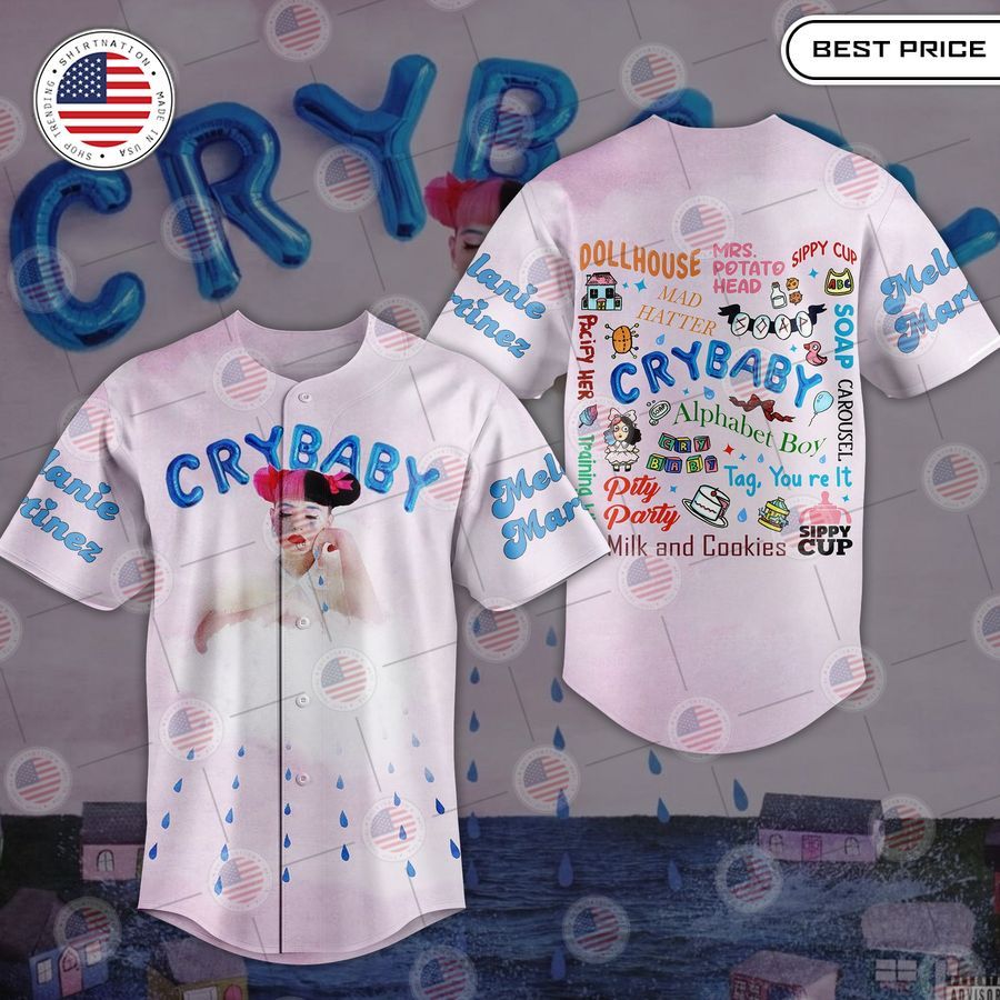 BEST Melanie Martinez Cry Baby Baseball Jersey Unisex T-shirt, Sweatshirt, Hoodie, Long Sleeve Tee - T-Shirt, Sweatshirt, Hoodie