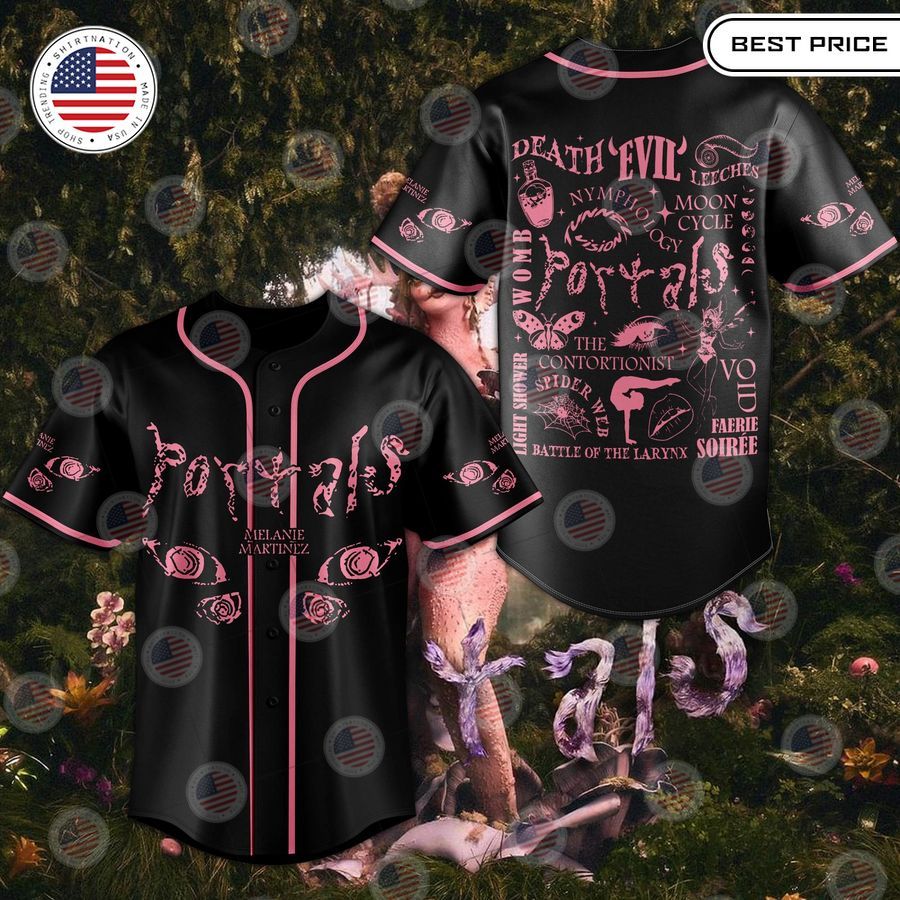 BEST Melanie Martinez Portals Death Evil Baseball Jersey Unisex T-shirt, Sweatshirt, Hoodie, Long Sleeve Tee - T-Shirt, Sweatshirt, Hoodie