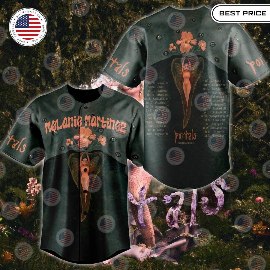 BEST Melanie Martinez Portals green Baseball Jersey Unisex T-shirt, Sweatshirt, Hoodie, Long Sleeve Tee - T-Shirt, Sweatshirt, Hoodie