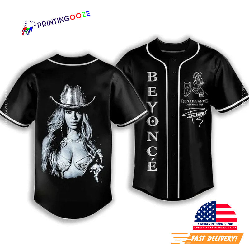 Beyonce Renaissance Tour 2023 Baseball Jersey Unisex T-shirt, Sweatshirt, Hoodie, Long Sleeve Tee - T-Shirt, Sweatshirt, Hoodie
